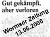 Wormser Zeitung - Jugend - 13.06.2006
